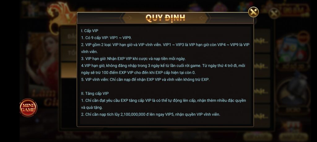 Giới thiệu quy định VIP Club TWN